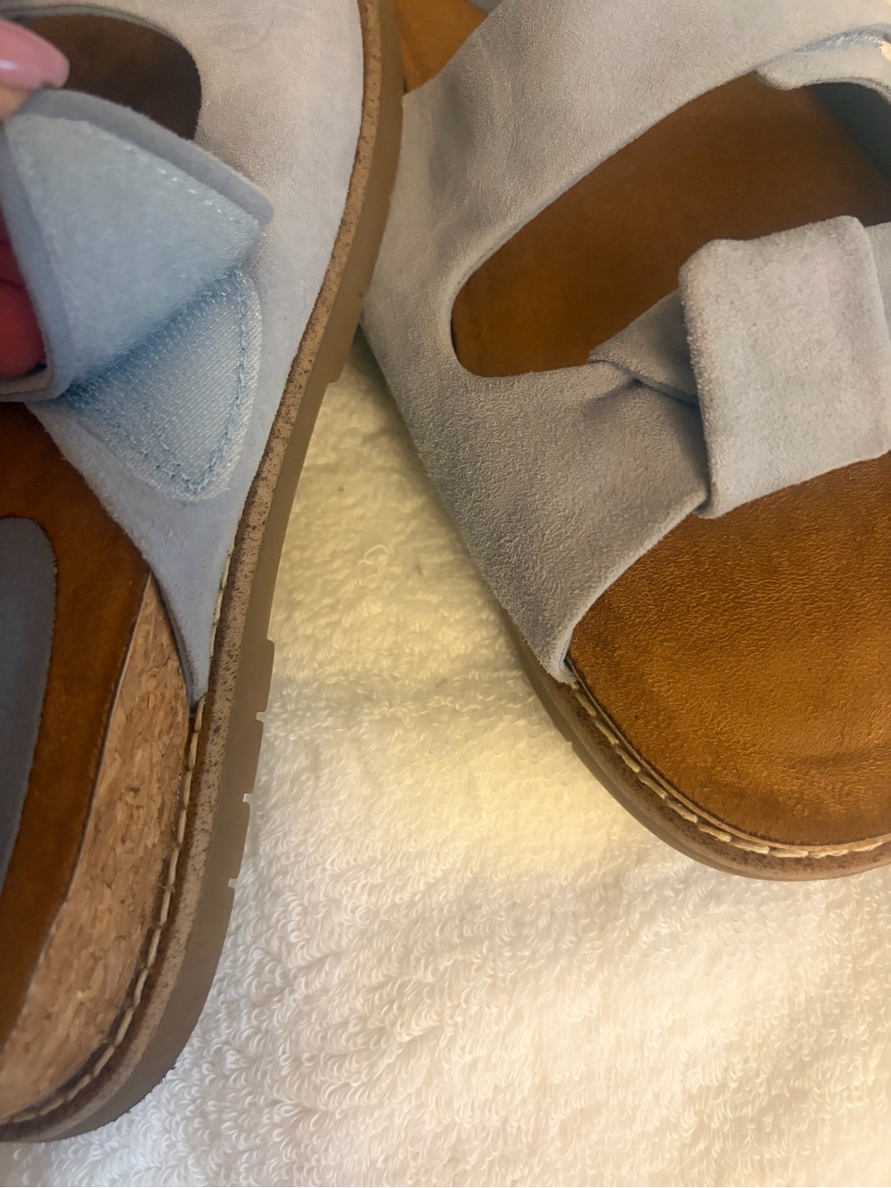 Rockport Zova Slip-On Sandals Women’s Size 8M Leather New in Box - Picture 6 of 11